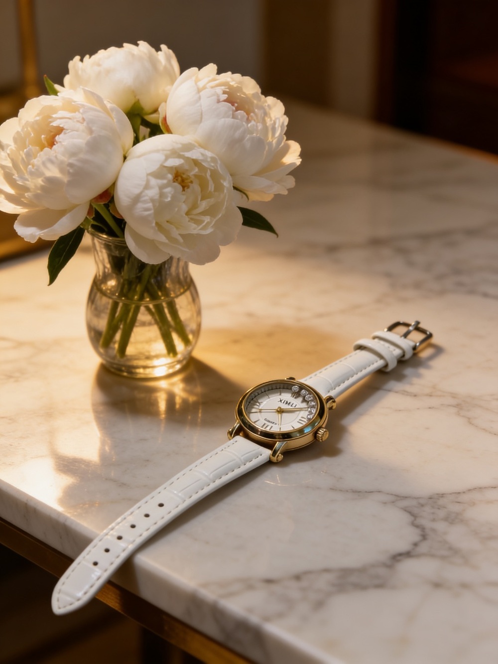 Chopard Styling Ladies Floating Diamonds 25mm Wristwatch